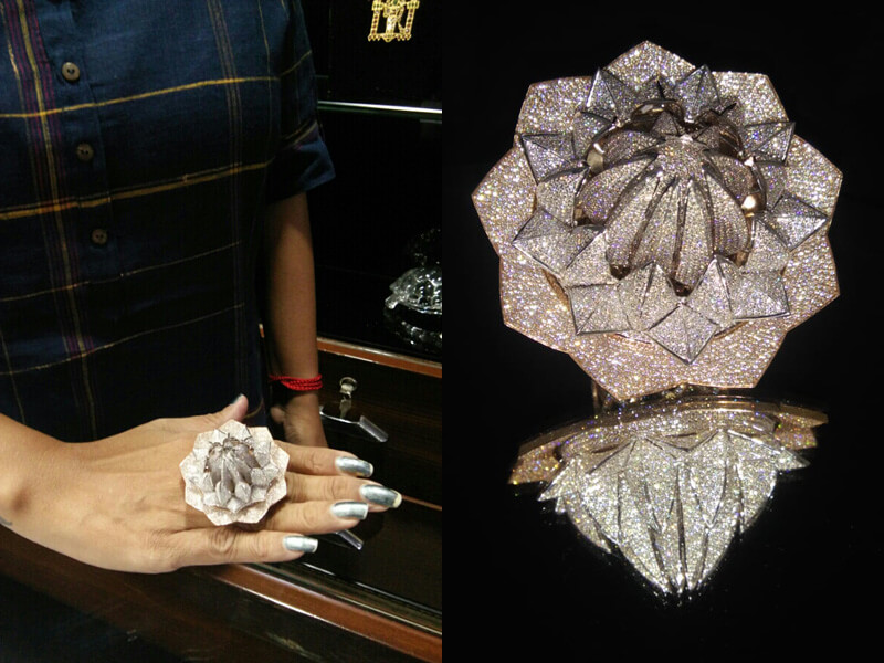 رکورد گینس بیشترین تعداد الماس بکار رفته در یک انگشتر! - سنگ شناس