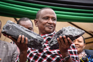بزرگترین سنگ تانزانیت در جهان