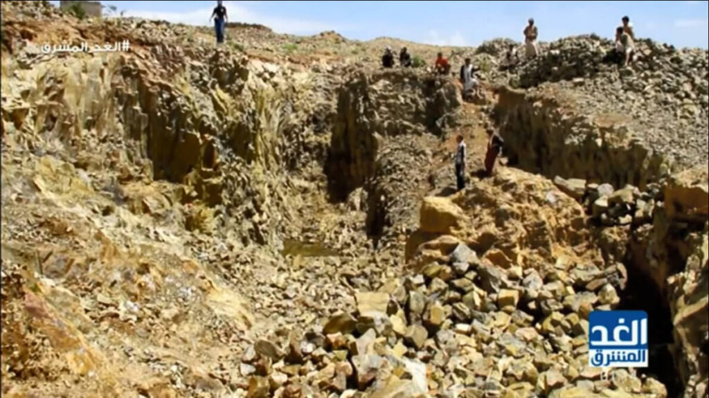 معدن عقیق در ناحیه ذمار یمن