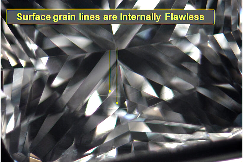 خطوط رشد graining در الماس