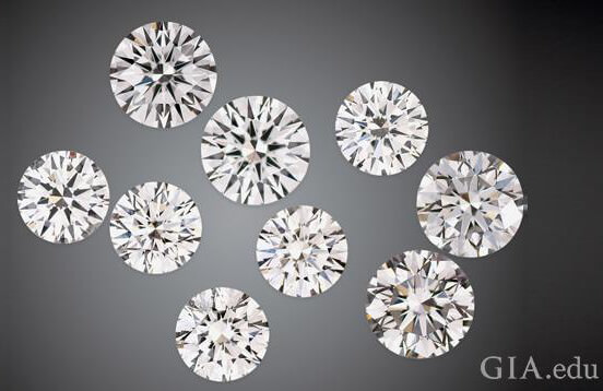 الماس های cvd بی رنگ تراش خورده
