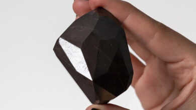 بزرگترین الماس سیاه جهان انیگما