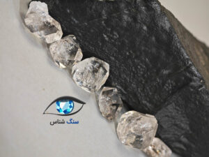 قیمت خرید سنگ کریستال کوارتز شفاف بلوری راف هرکیمر