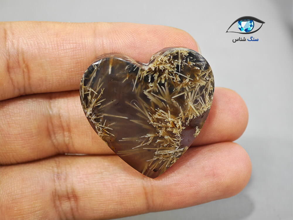 قیمت خرید سنگ عقیق الواری چوبی سوزنی