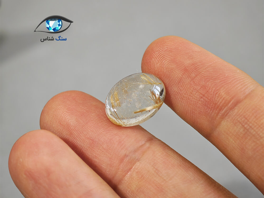قیمت خرید سنگ کوارتز روتایل طلایی اصل