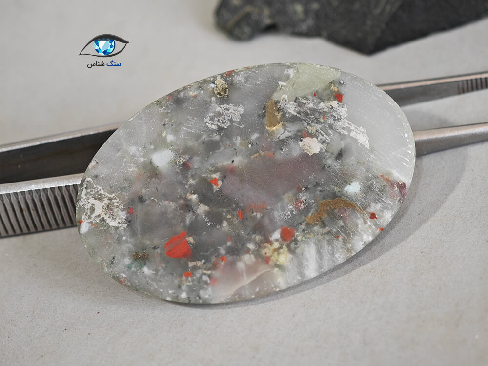 سنگ خون تراش بیضی 11.2 گرم - Image 3