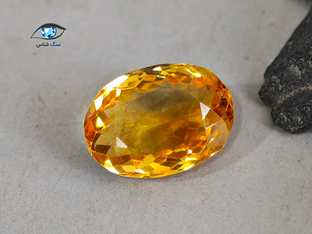 قیمت خرید سنگ سیترین طلایی اصل معدنی