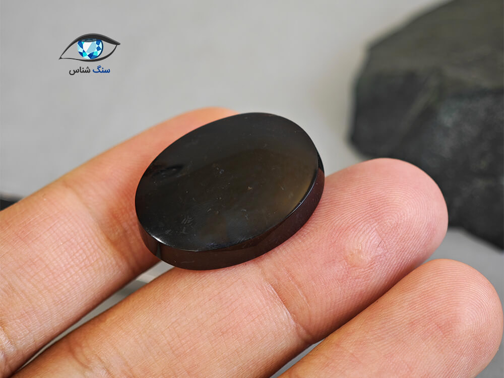 قیمت خرید سنگ عقیق سیاه جزع اصل یمنی