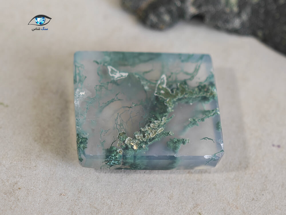 عقیق خزه ای طبیعی 2.2 گرم - Image 3