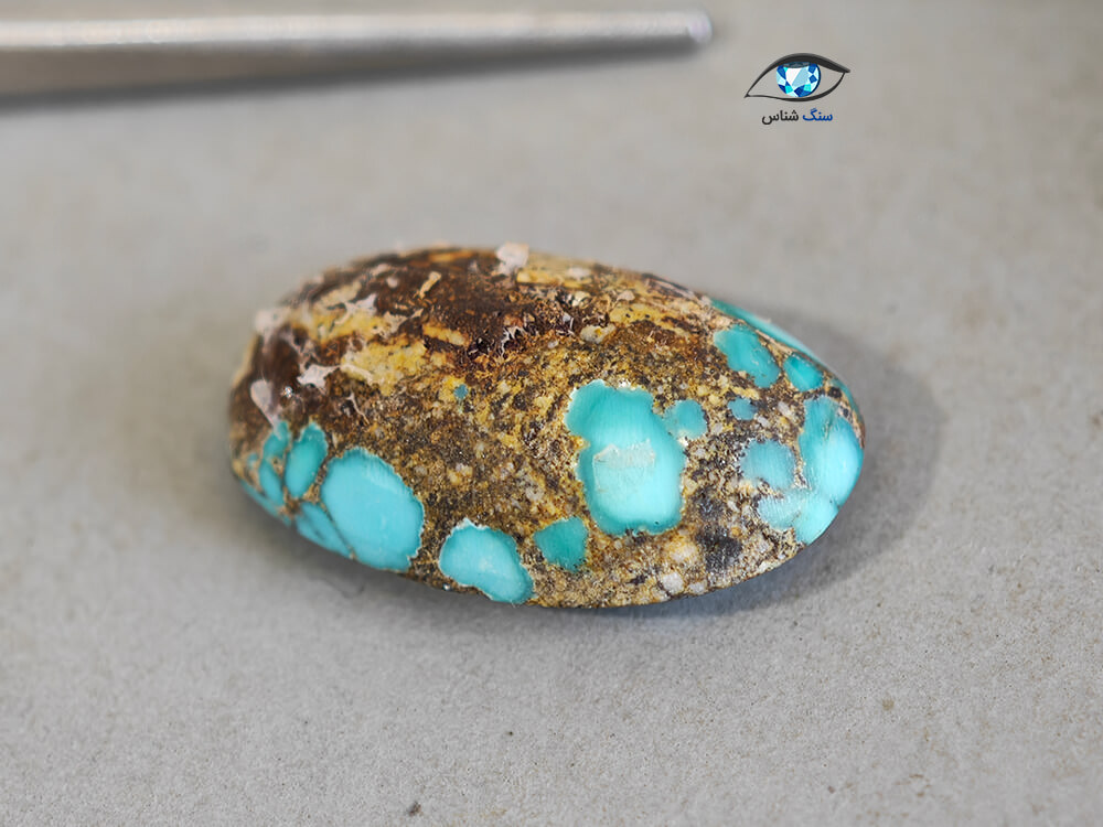 نگین فیروزه نیشابور 1.3 گرم - Image 3