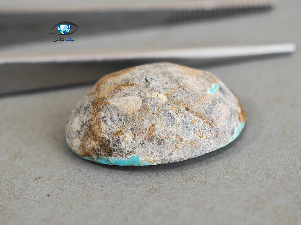 نگین فیروزه نیشابور 2.3 گرم - Image 3