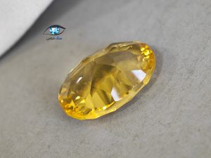 نگین سیترین زرد طبیعی 7.9 قیراط - تصویر 4