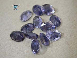 قیمت خرید نگین سنگ آیولایت آبی اصل
