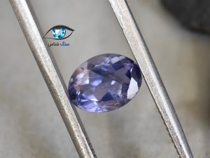 قیمت خرید نگین سنگ آیولایت آبی اصل