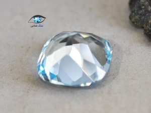 توپاز آبی آسمانی طبیعی 2.3 قیراط - تصویر 3