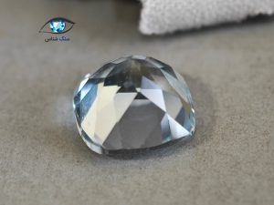توپاز آبی تراش کوشن 2.8 قیراط - Image 3