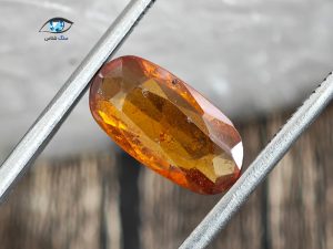 قیمت خرید نگین سنگ گارنت هسونیت نارنجی اصل
