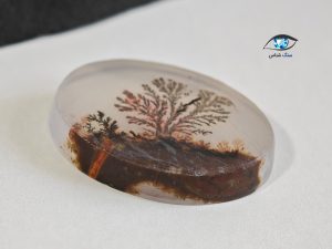قیمت خرید سنگ عقیق شجر سیاه منظره درختی قائن