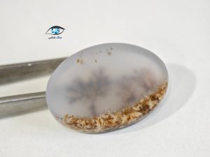 نگین عقیق شجر منظره بیضی 4.6 گرم - تصویر 3