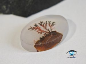قیمت خرید سنگ عقیق شجر سیاه منظره درختی قائن