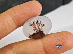 قیمت خرید سنگ عقیق شجر سیاه منظره درختی قائن