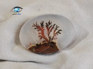 قیمت خرید سنگ عقیق شجر سیاه منظره درختی قائن