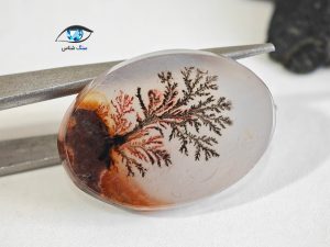 قیمت خرید سنگ عقیق شجر سیاه منظره درختی قائن