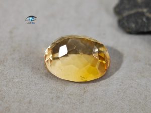 سیترین طلایی بیضی 3.8 قیراط - تصویر 3