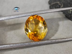 قیمت خرید سنگ سیترین طلایی نگین جواهری اصل