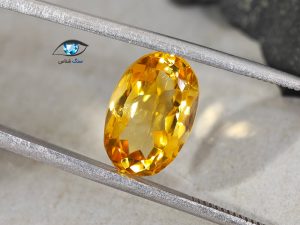 قیمت خرید سنگ سیترین طلایی نگین جواهری اصل