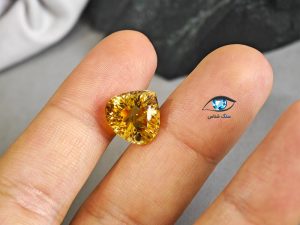 قیمت خرید سنگ سیترین طلایی نگین جواهری اصل