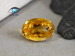 قیمت خرید سنگ سیترین طلایی نگین جواهری