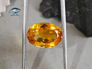 قیمت خرید سنگ سیترین طلایی نگین جواهری اصل