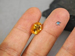 قیمت خرید سنگ سیترین طلایی نگین جواهری اصل