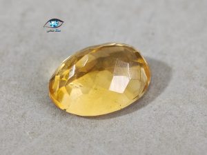 نگین سیترین طلایی طبیعی 4.1 قیراط - تصویر 3