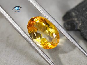 قیمت خرید سنگ سیترین طلایی نگین جواهری اصل