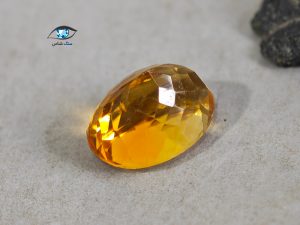 سیترین طلایی طبیعی 5 قیراط - تصویر 3