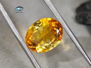 قیمت خرید سنگ سیترین طلایی نگین جواهری اصل
