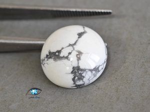 سنگ هاولیت طبیعی گرد 1.8 گرم