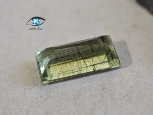 نگین زبرجد مستطیلی طبیعی 3.6 قیراط - تصویر 3