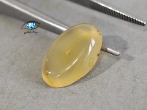 قیمت خرید نگین سنگ عقیق زرد اصل شرف الشمس یمنی