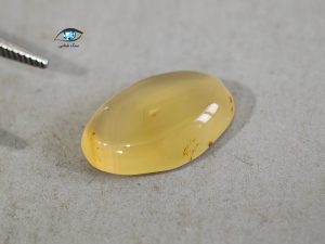 قیمت خرید نگین سنگ عقیق زرد اصل شرف الشمس یمنی