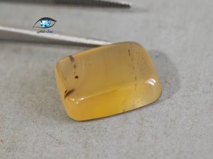 قیمت خرید نگین سنگ عقیق زرد اصل شرف الشمس یمنی