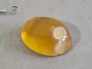 قیمت خرید نگین سنگ عقیق زرد اصل شرف الشمس یمنی
