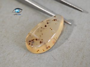قیمت خرید نگین سنگ عقیق زرد اصل شرف الشمس یمنی