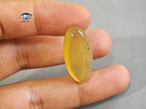 نگین عقیق زرد طبیعی 4.3 گرم