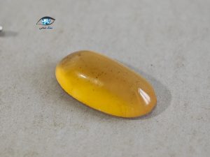 قیمت خرید نگین سنگ عقیق زرد اصل شرف الشمس یمنی