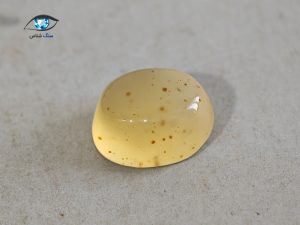 قیمت خرید نگین سنگ عقیق زرد اصل شرف الشمس یمنی