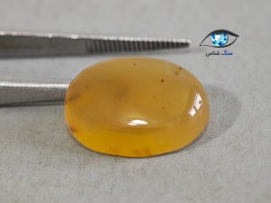 قیمت خرید نگین سنگ عقیق زرد اصل شرف الشمس یمنی