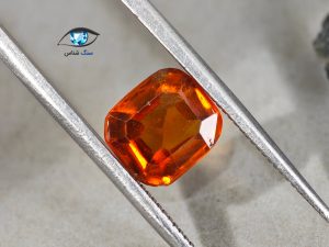 قیمت خرید نگین گارنت هسونیت نارنجی اصل